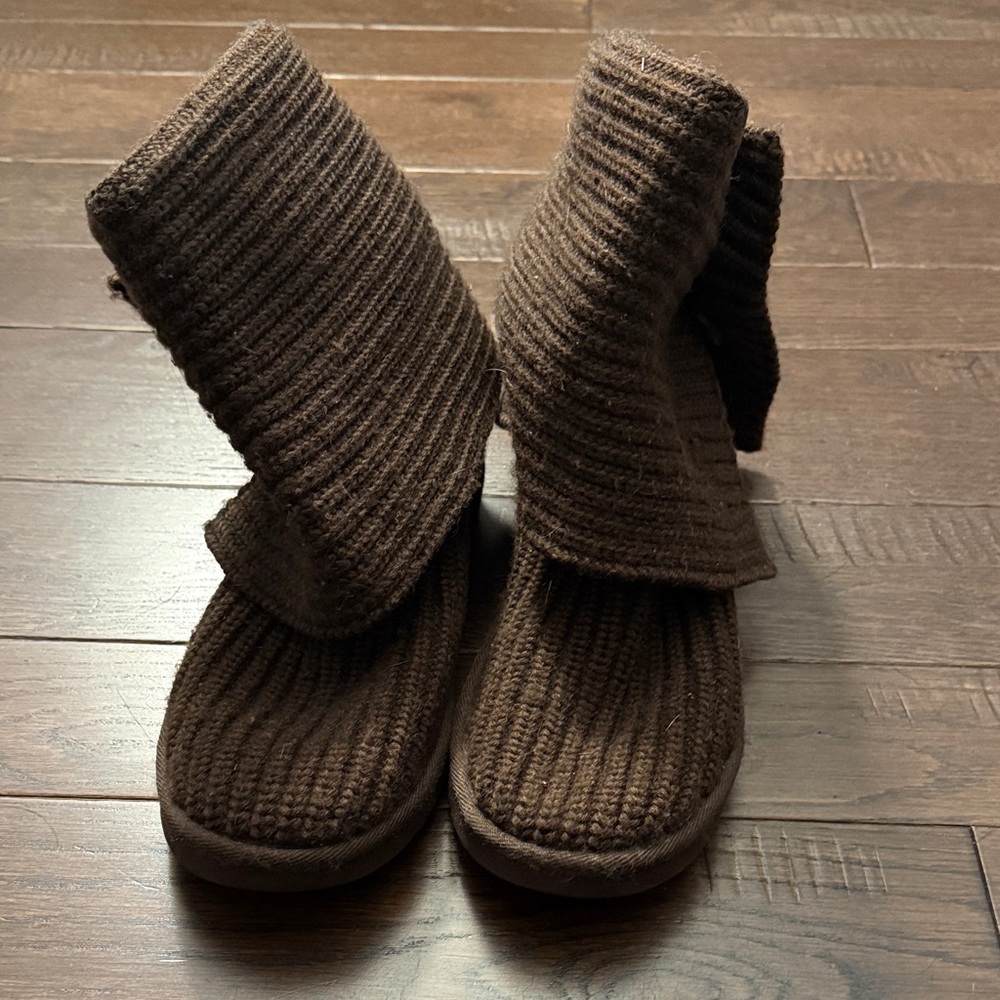 Ugg Knit Fold-Over Boots